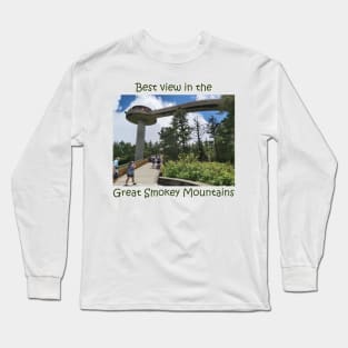 Best View in the Great Smokey Mountains (Clingmans Dome) Long Sleeve T-Shirt